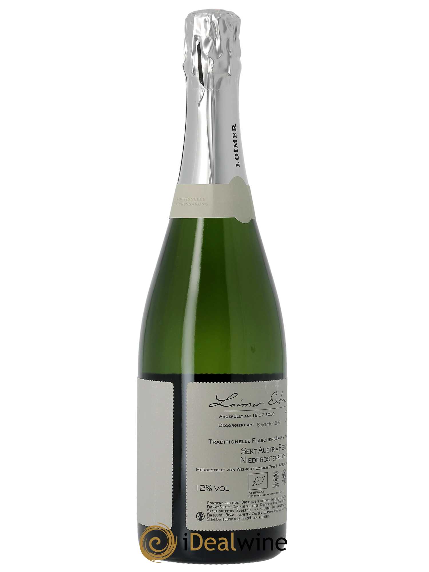 Sekt Extra-brut Réserve Loimer   - Lot de 1 Bouteille