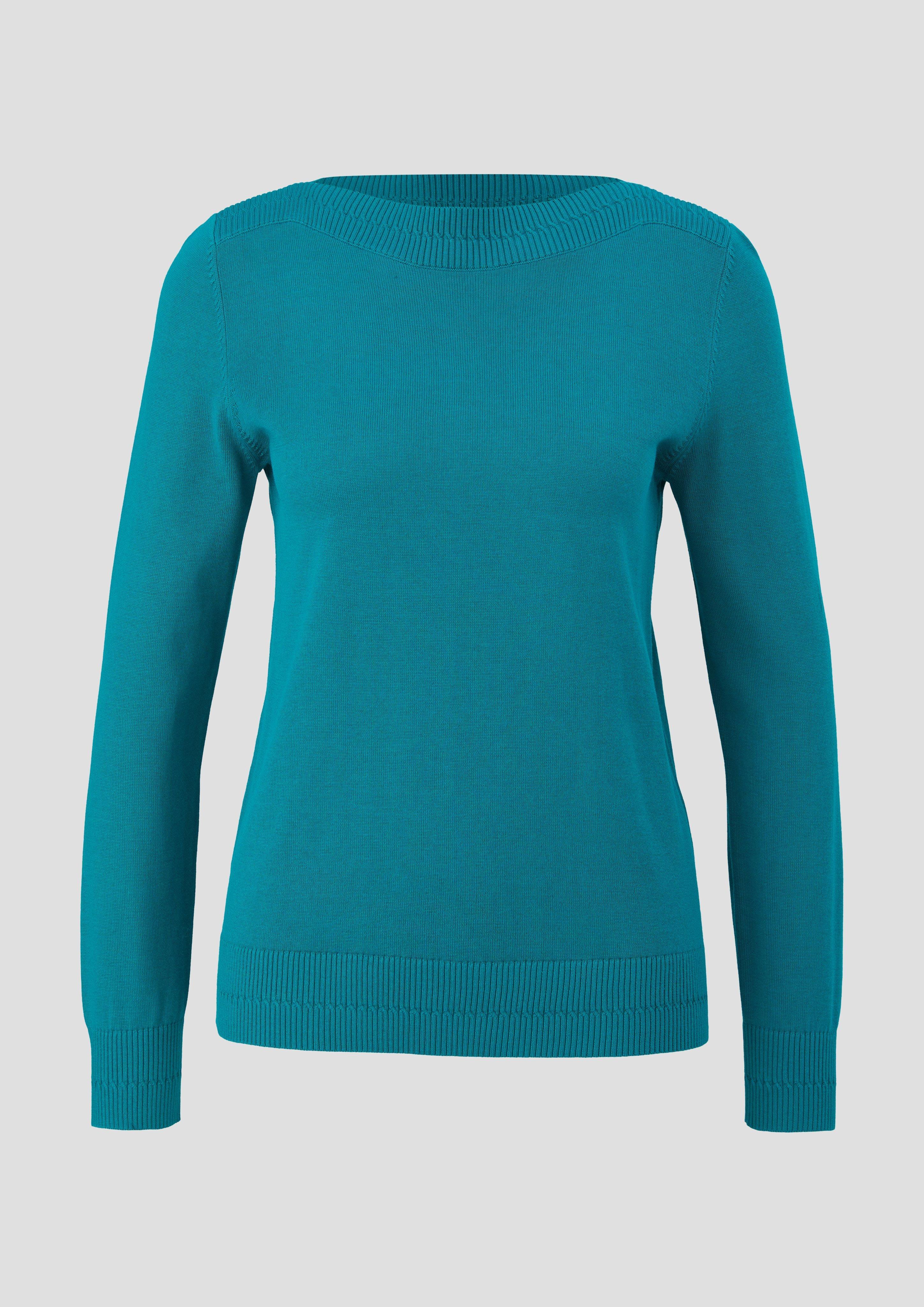Strickpullover mit U-Boot-Ausschnitt  2140556-6680