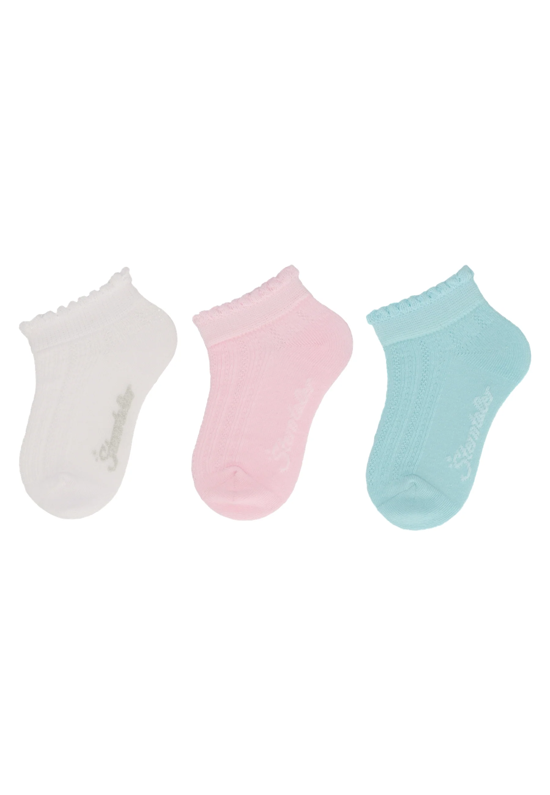 Sneaker Socken im 3er-Pack mit Struktur