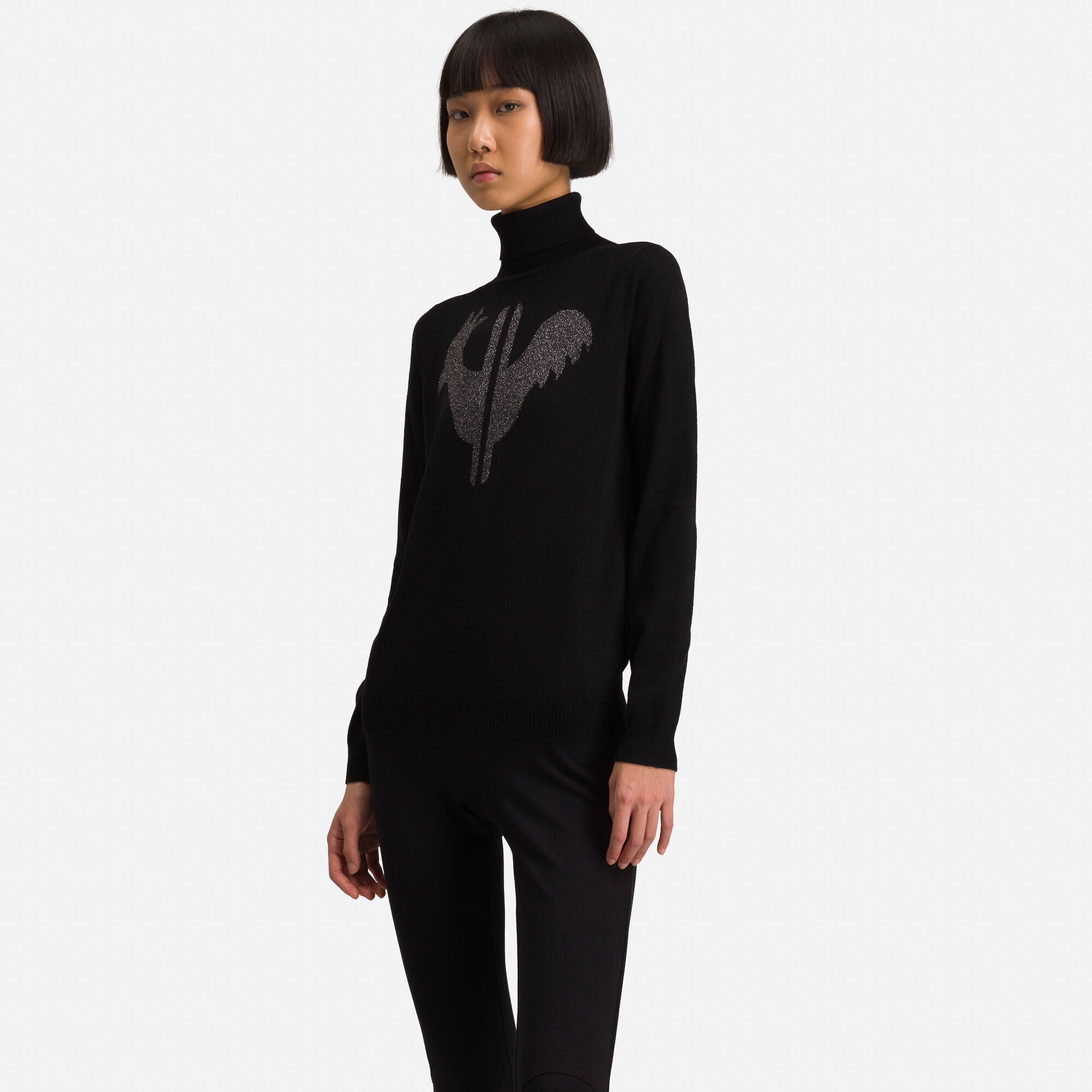 Pull col roulé Classic Femme