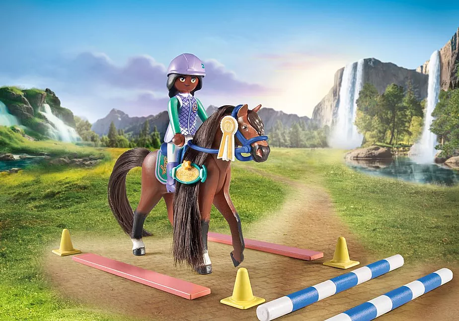 Zoe & Blaze mit Turnierparcours