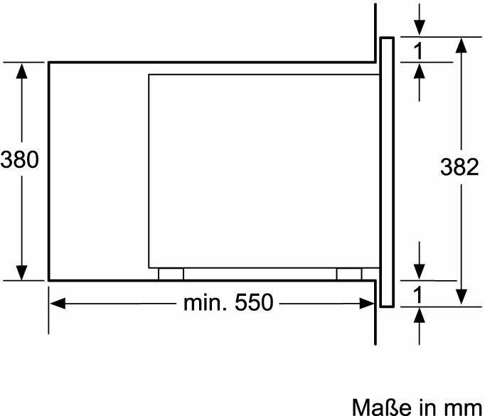 NEFF Einbau-Mikrowelle N 50 HLAWD53N0, Mikrowelle, 25 l