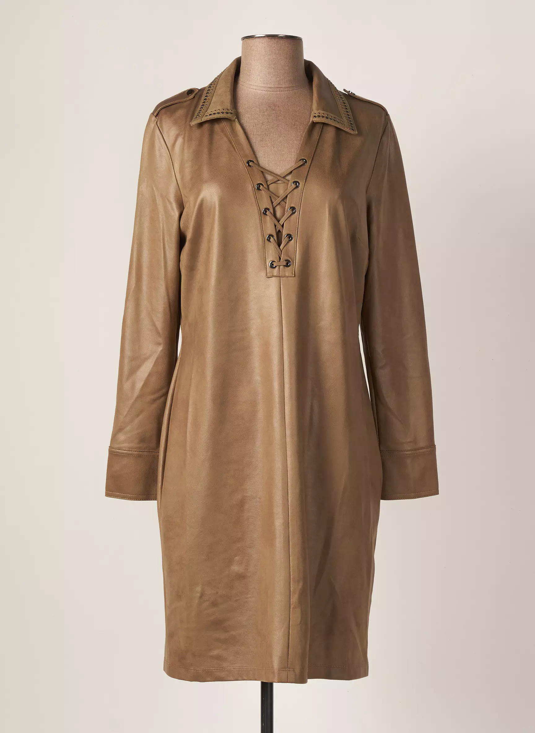 Eva Kayan Robes Mi Longues Femme couleur marron
