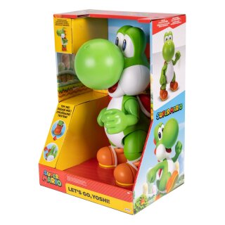World of Nintendo Sprechende Actionfigur Let's Go! Yoshi! 36 cm