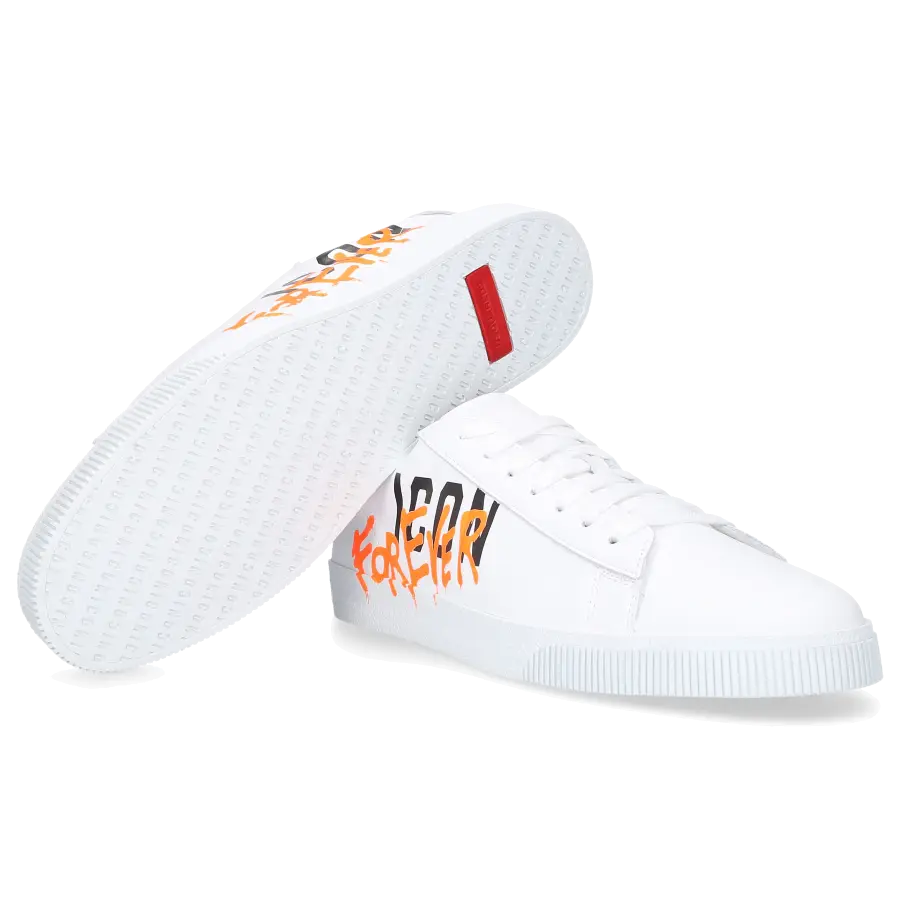 Dsquared2 - Sneaker low ICON CASSETTA Kalbsleder - weiß