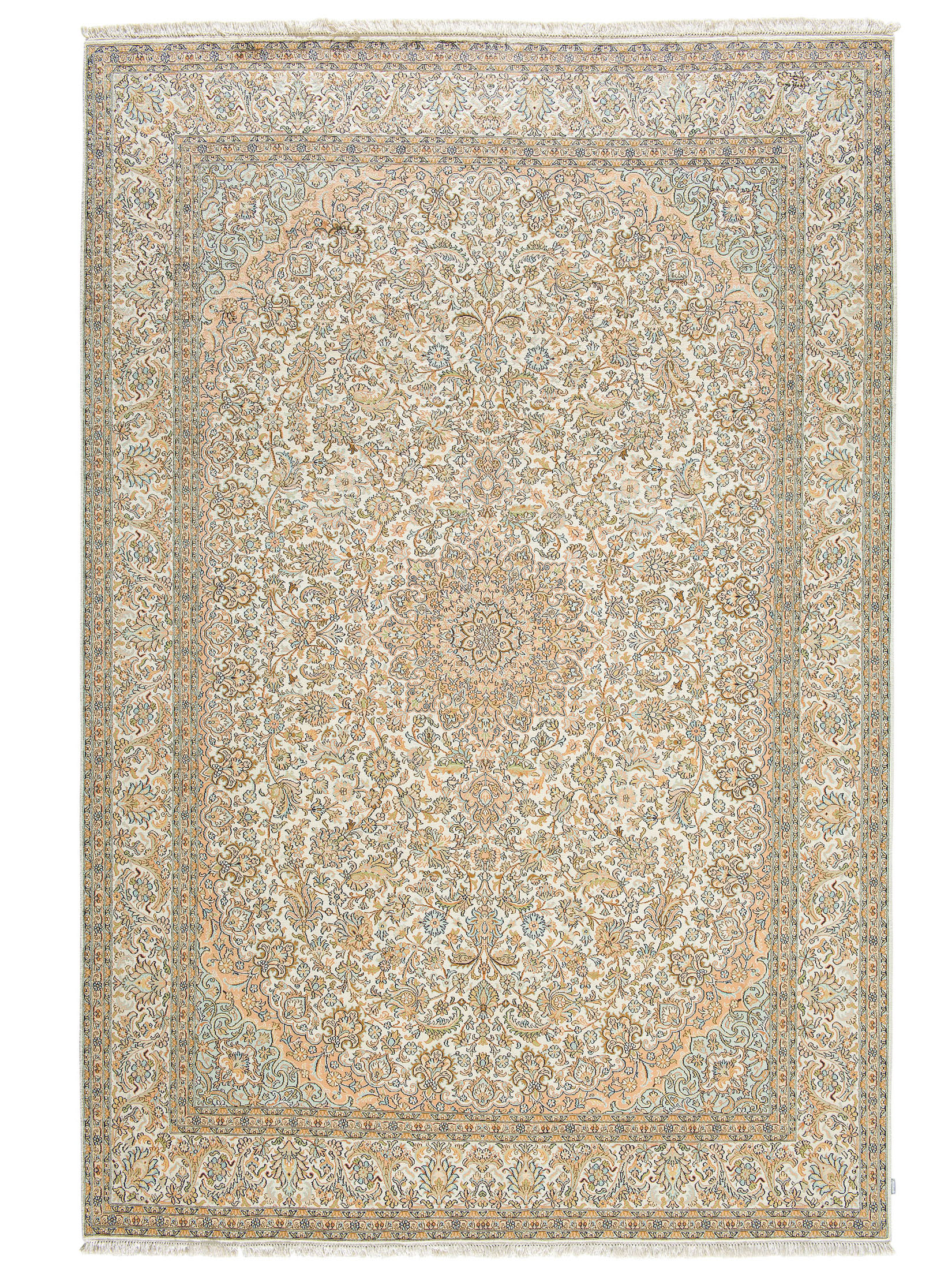 Kaschmir Seide 18/18 ca. 215 x 312 cm, Unikat / Einzelstück