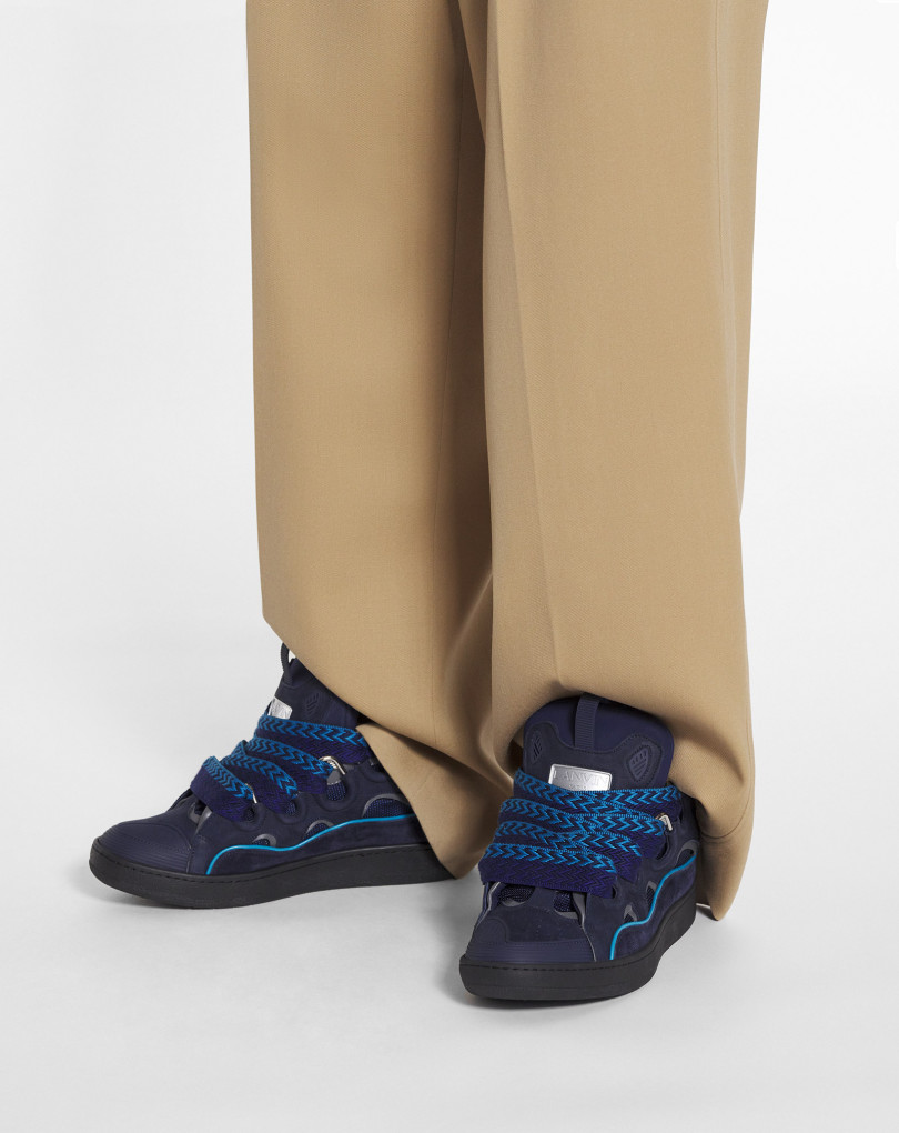 SNEAKERS CURB EN CUIR
