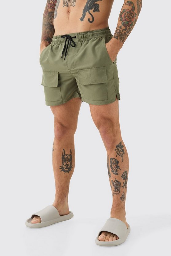 Badehose mit Cargo-Taschen