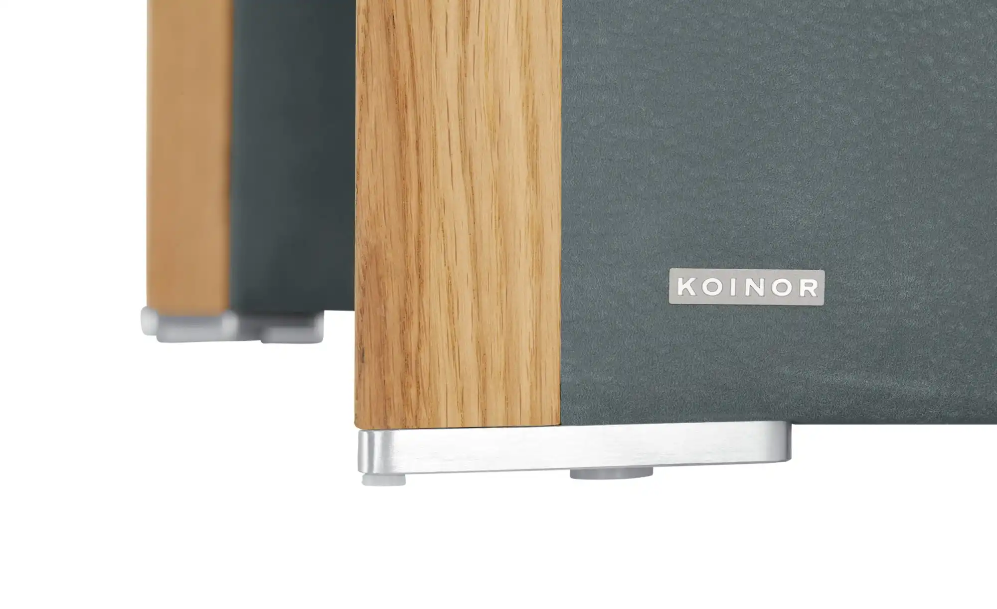 KOINOR Hockerbank mit Massivholzrahmen aus Wildeiche Humfrey