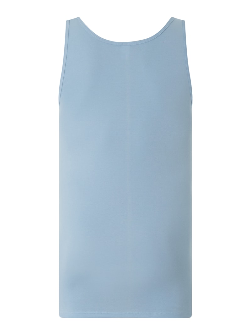 Tanktop aus Baumwolle in hellblau
