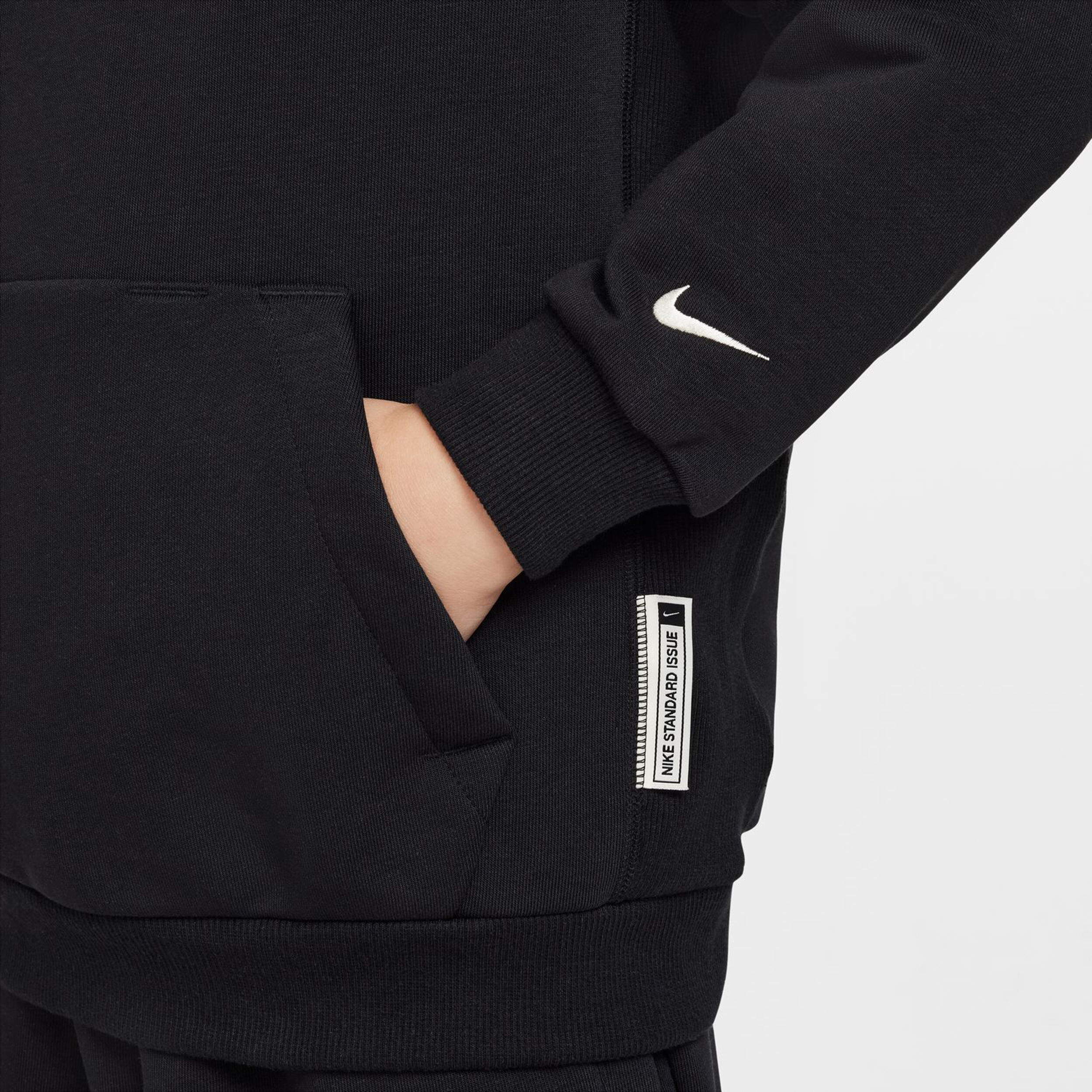 Dri-Fit Fleece PO Hoody Kinder - Schwarz
