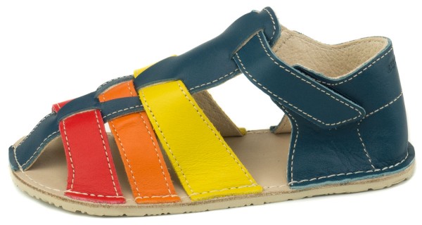 ZeaZoo ~ Sandale Marlin ~ Dunkelblau Regenbogen