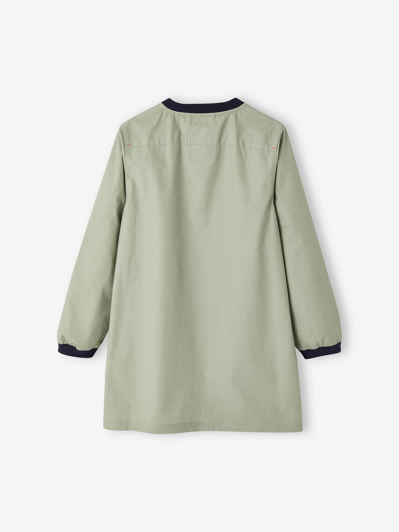 Tablier d'écolier Mascotte personnalisable garçon lichen