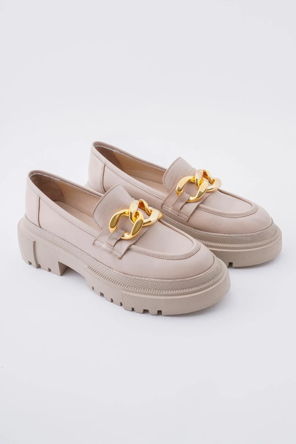 CZ London  Loafer - Beige - Flacher Absatz