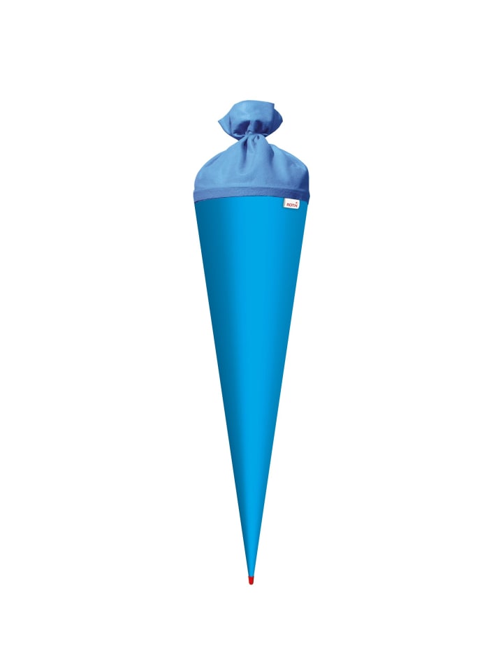 ROTH Bastel-Schultüte groß hellblau 70 cm, Filzverschluss blau in Hellblau günstig kaufen onesize