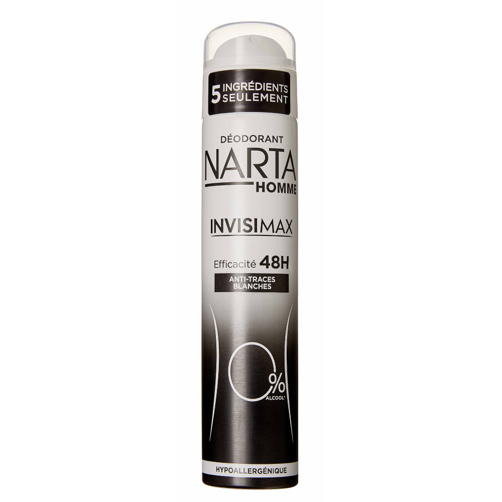 NARTA Narta Homme Invisimax Déodorant Anti-traces blanches 48h