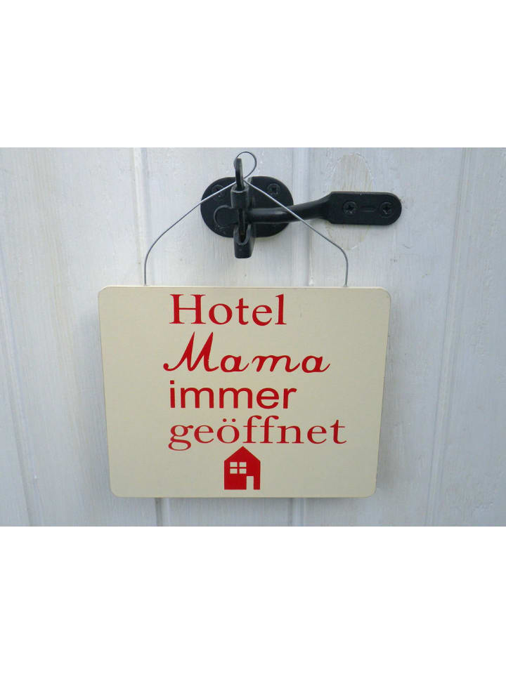 Boltze Schild - Hotel Mama immer geöffnet - Holzschild 15x18 cm günstig kaufen onesize