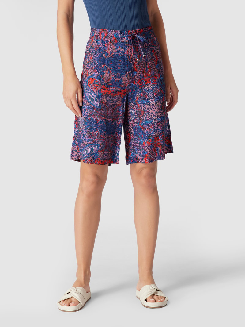 Bermudas mit Allover-Muster in lachs