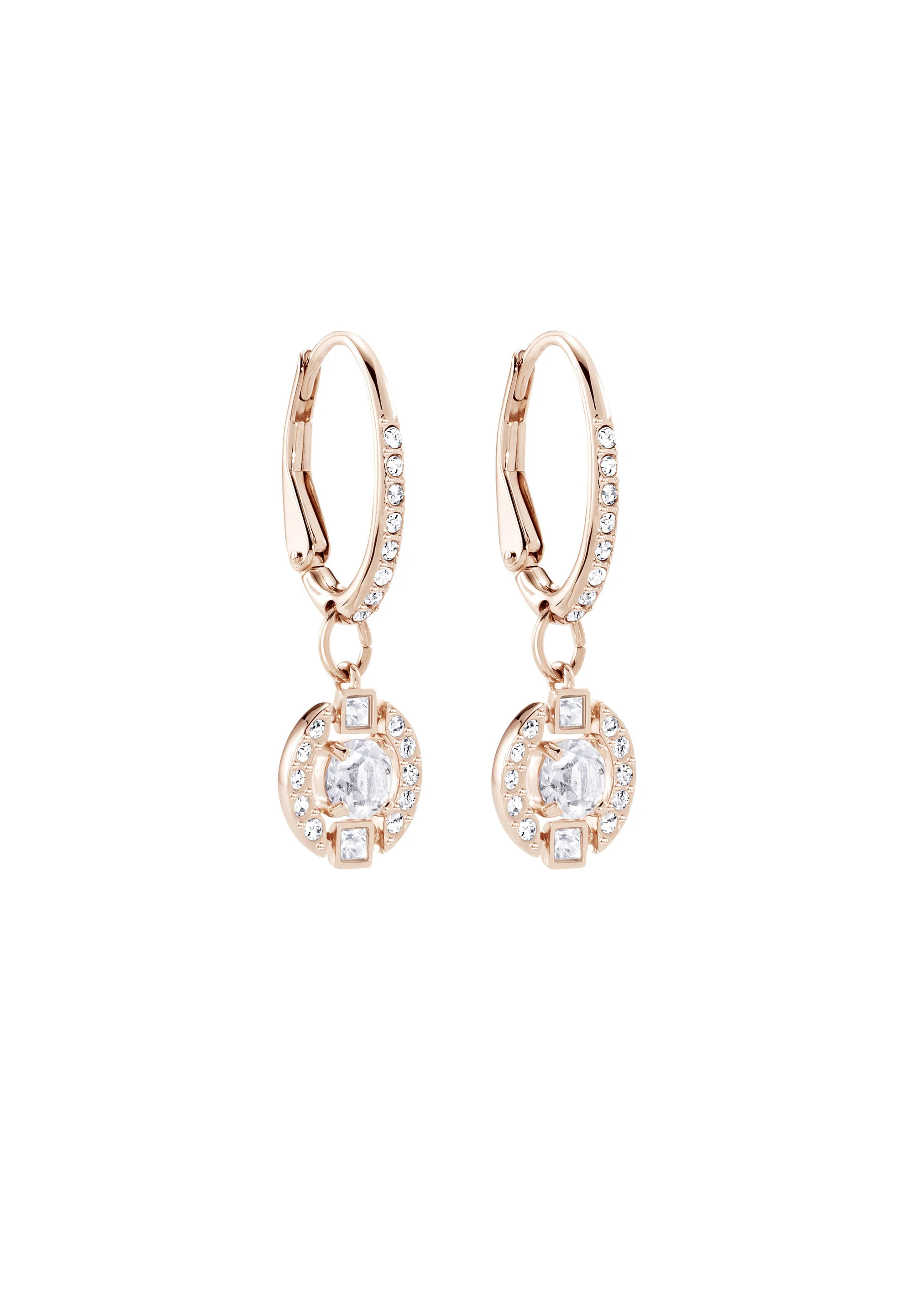 Pendientes Swarovski SPARKLING DANCE DROP ROUND CUT RHODI