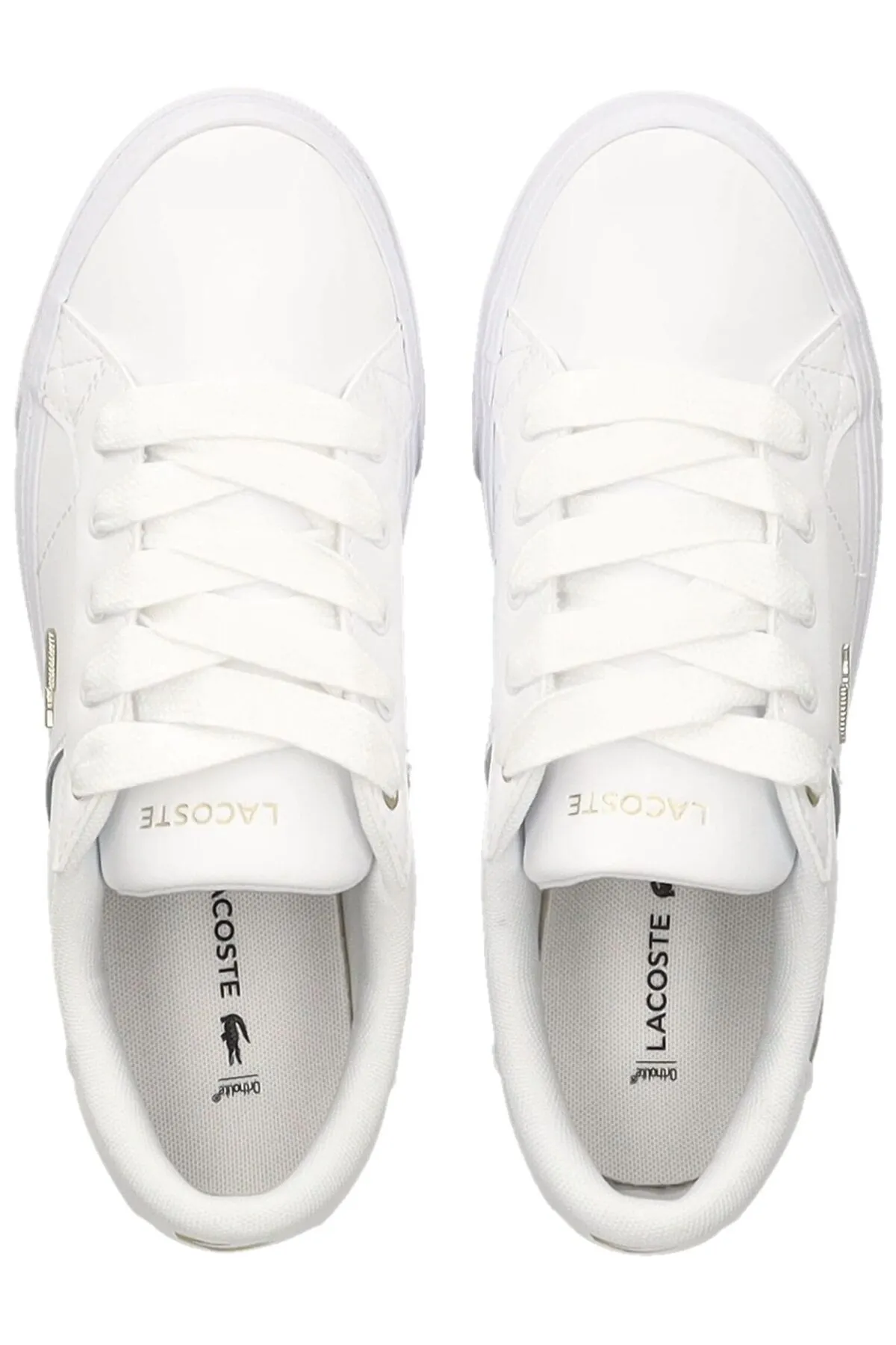Lacoste  Sneaker - Goldfarben - Flacher Absatz