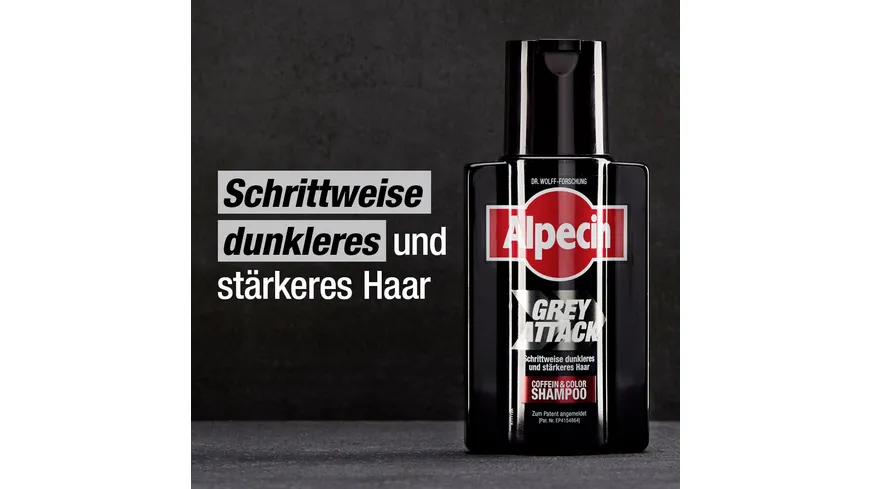 Alpecin Grey Attack Coffein & Color Shampoo 200 ml