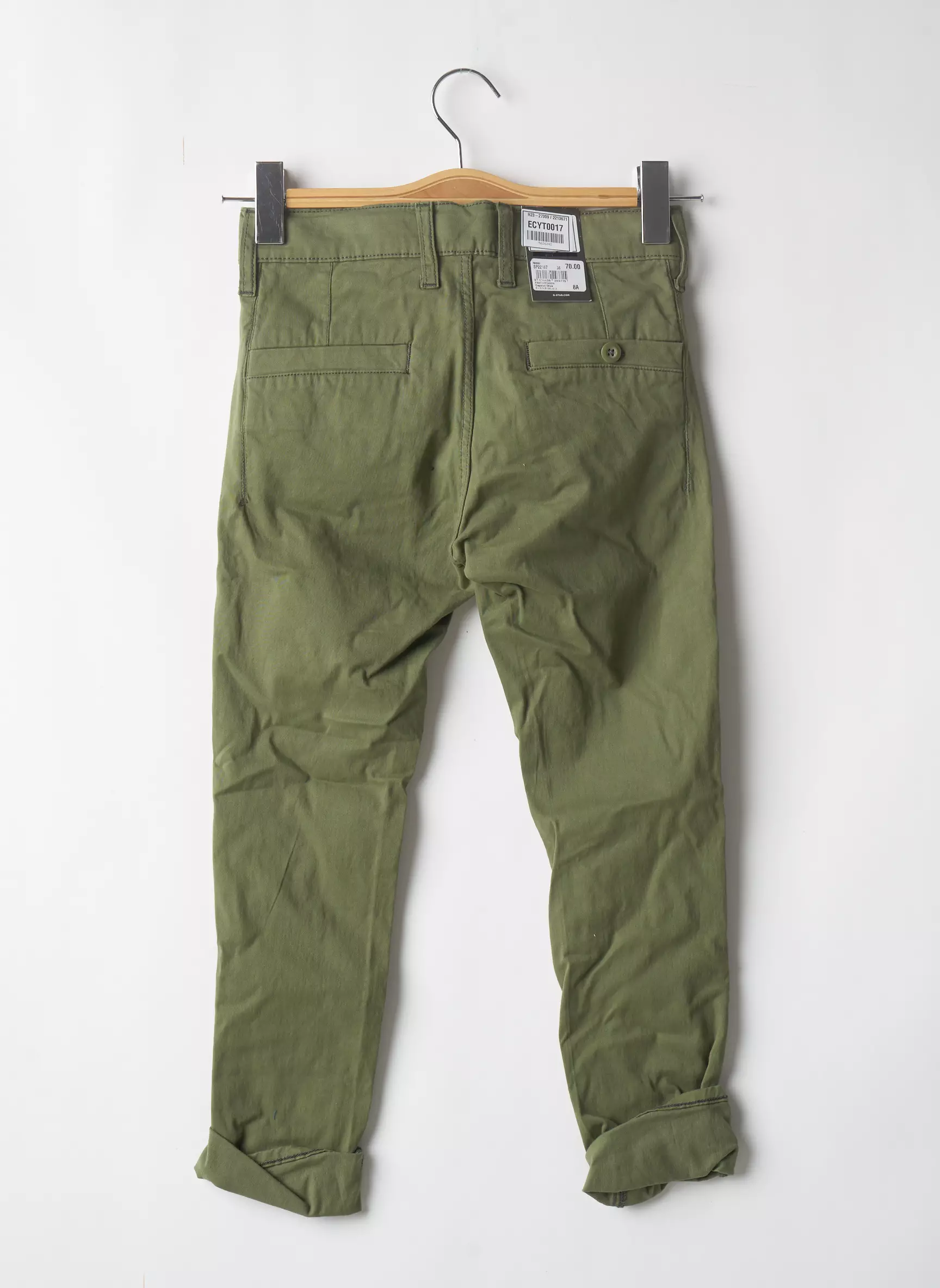 G Star Pantalons Slim Garcon couleur vert