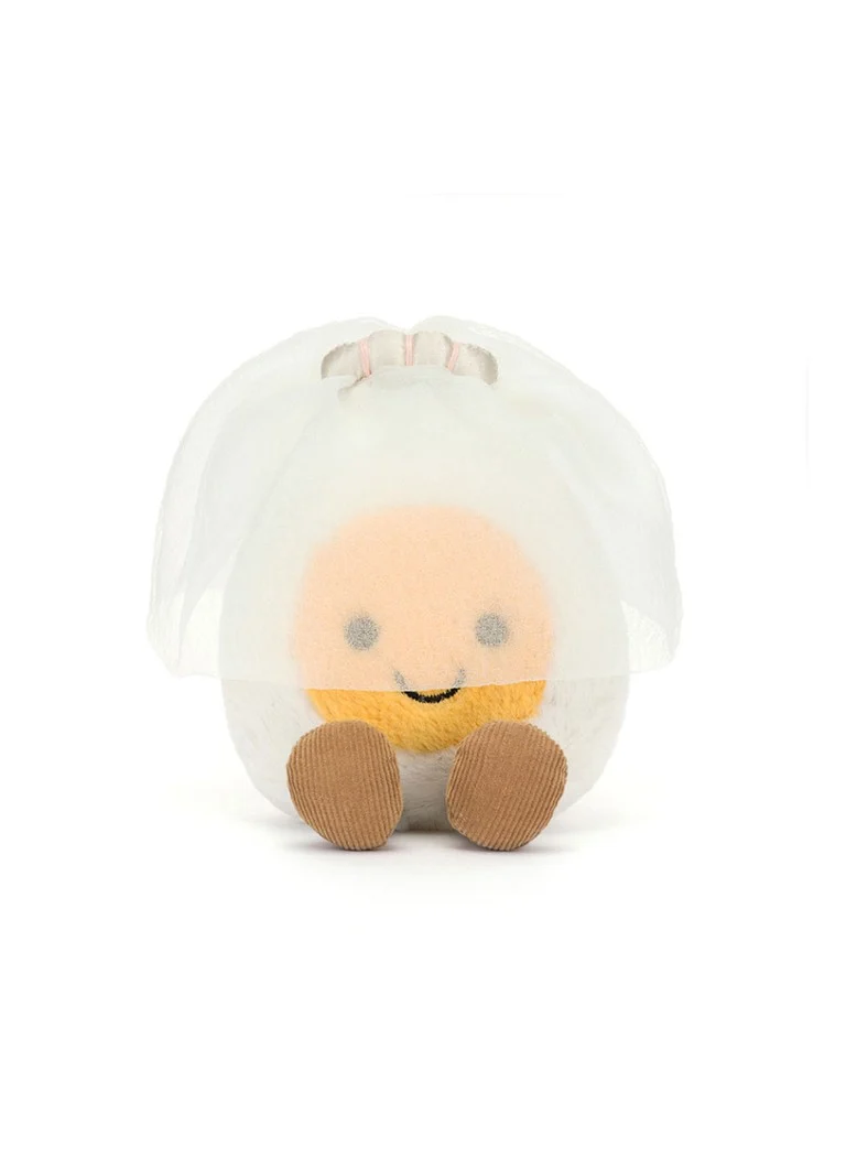 Jellycat Amuseables vārītu olu līgava