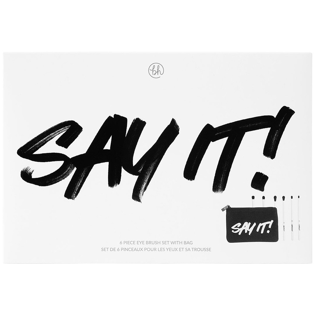 SAY IT! - 6 Piece Eye Brush Set with Bag