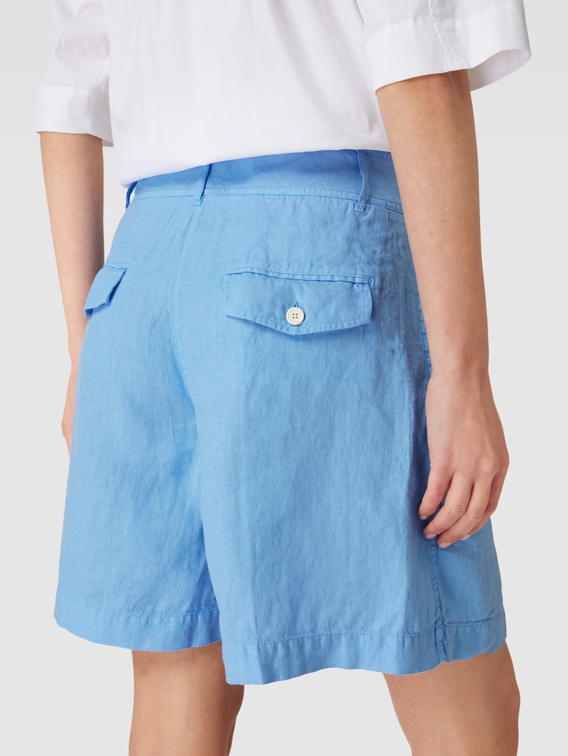 Bermudas mit Gesäßtaschen Modell 'Taweta' in bleu