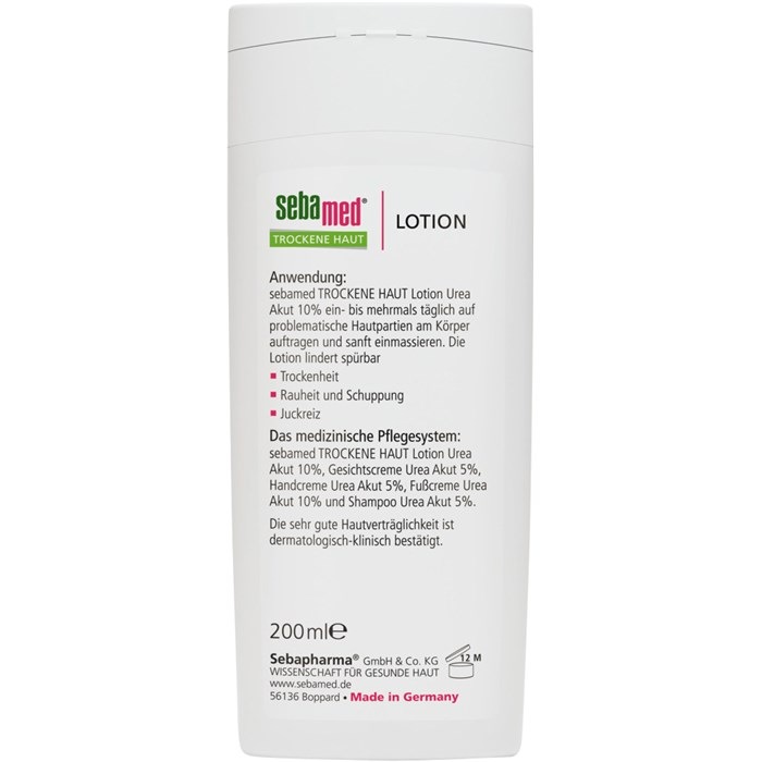 Trockene Haut Lotion Urea Akut 10%
