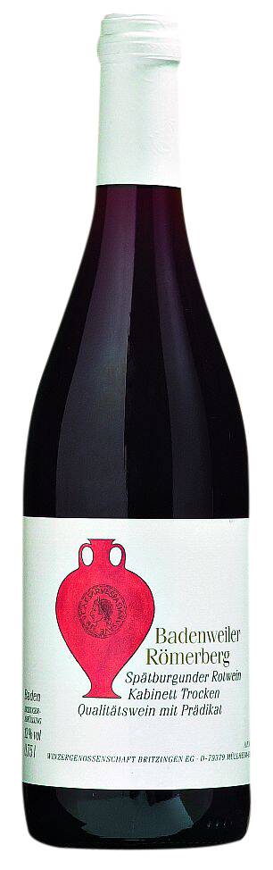 Winzergenossenschaft Britzingen/Markgräflerland Spätburgunder Rotwein 2020