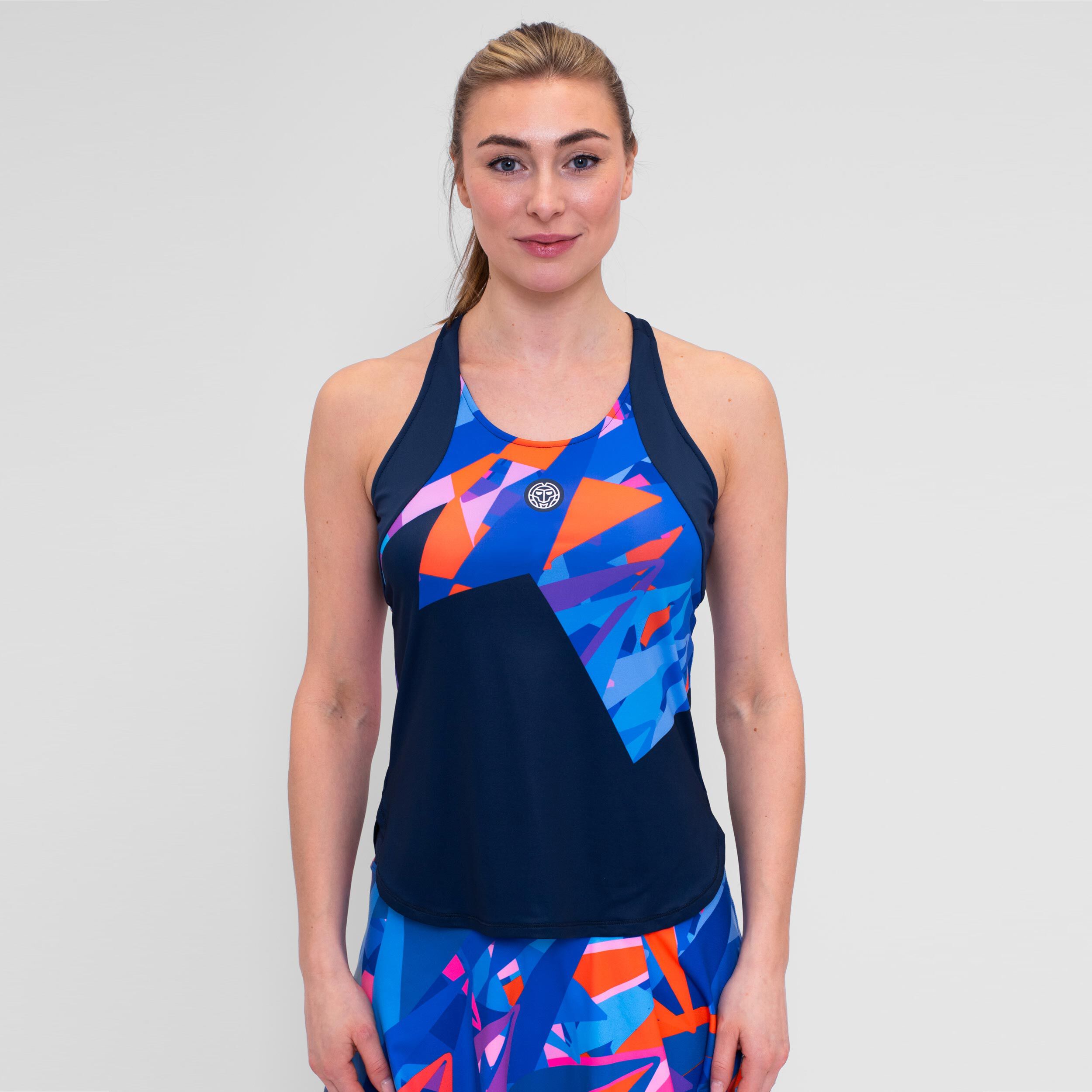 Spike Tank-Top Damen - Dunkelblau, Mehrfarbig