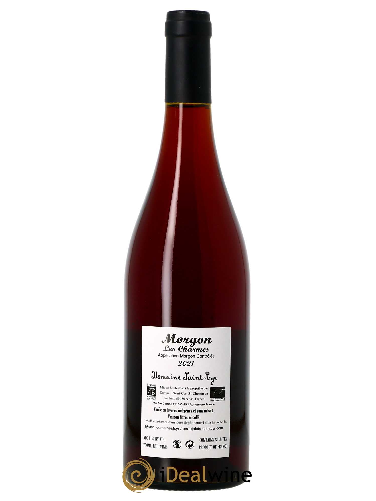 Morgon Les Charmes Domaine Saint-Cyr  2021 - Lot de 1 Bouteille