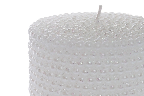 MyFlair Kerze Perlen Design - Mittel