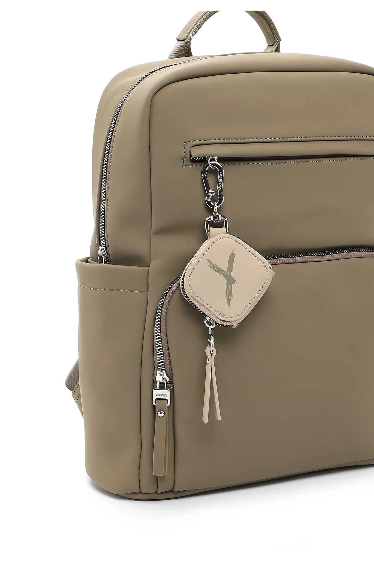 SURI FREY  Rucksack - Grün - Unifarben