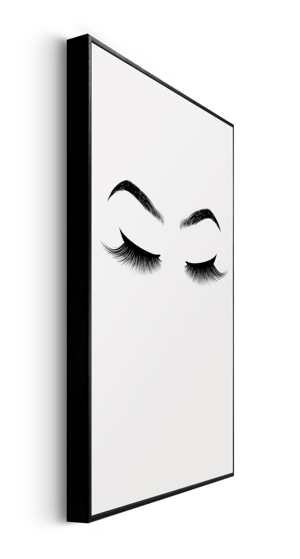 Rahmenbild Wimpern Augenbrauen