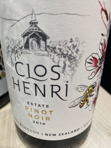 Clos Henri VineyardEstate Pinot Noir 2019