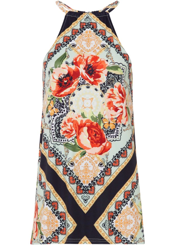 Top, Scarf-Print