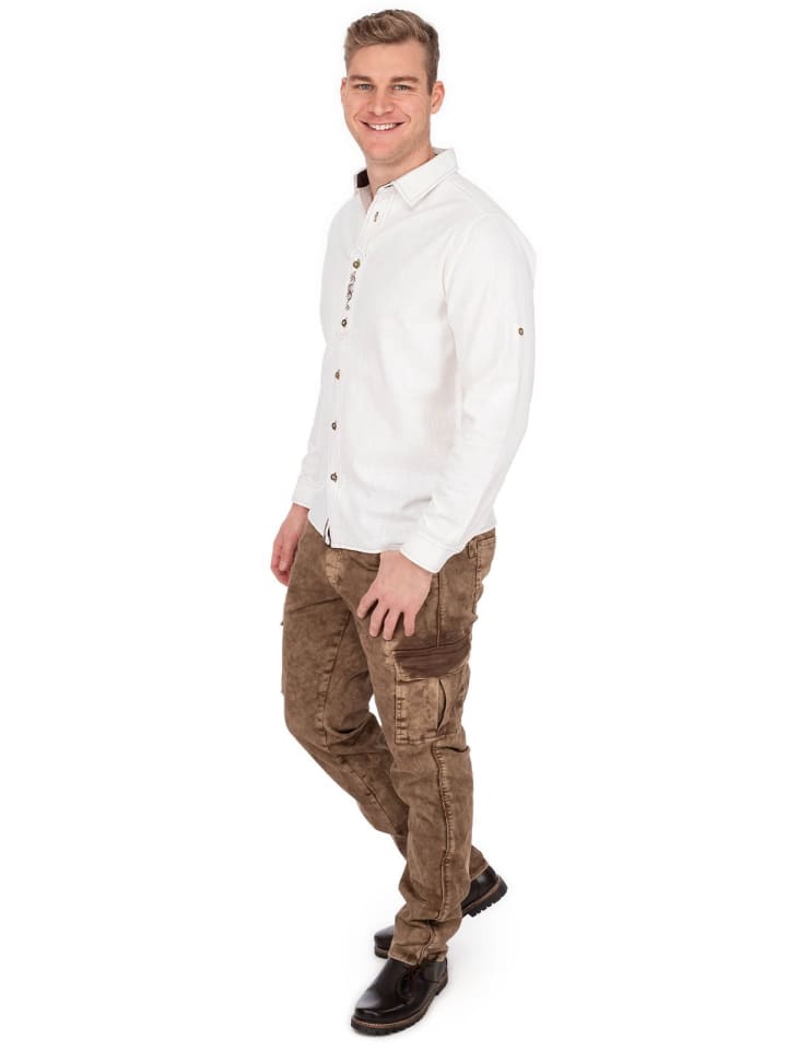Hangowear Hemd ALOIS in weiß günstig kaufen