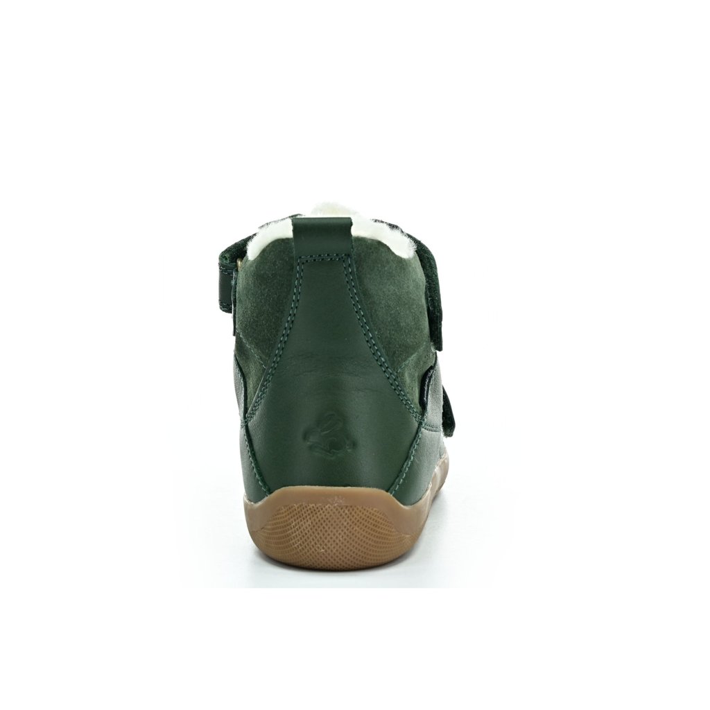 Bundgaard Willie Strap Tex Bottle Green Winterbarfußschuhe