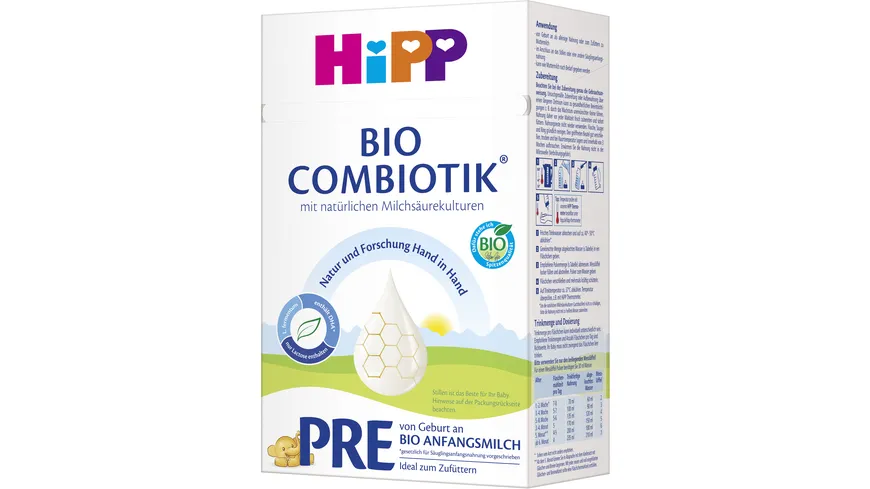 HiPP Bio Milchnahrung PRE BIO Combiotik® 600 g