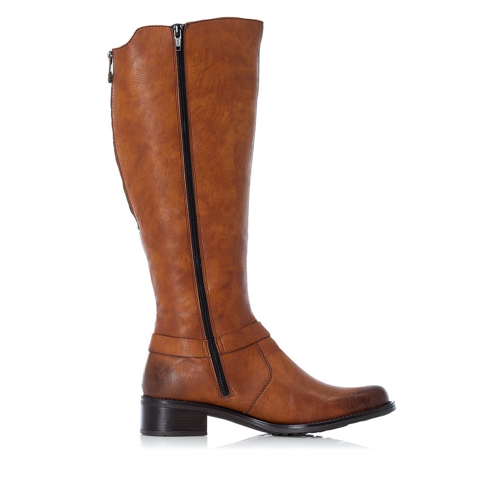 Rieker Damen Hochschaftstiefel kastanienbraun