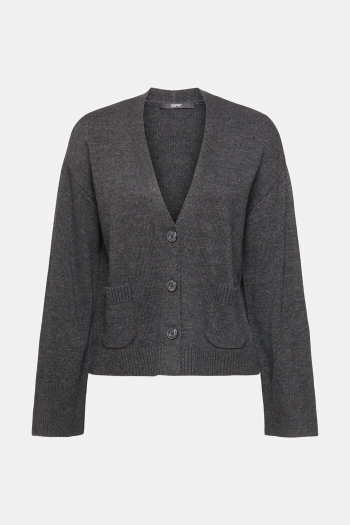 Cardigan aus Wollmix, LENZING™ ECOVERO™