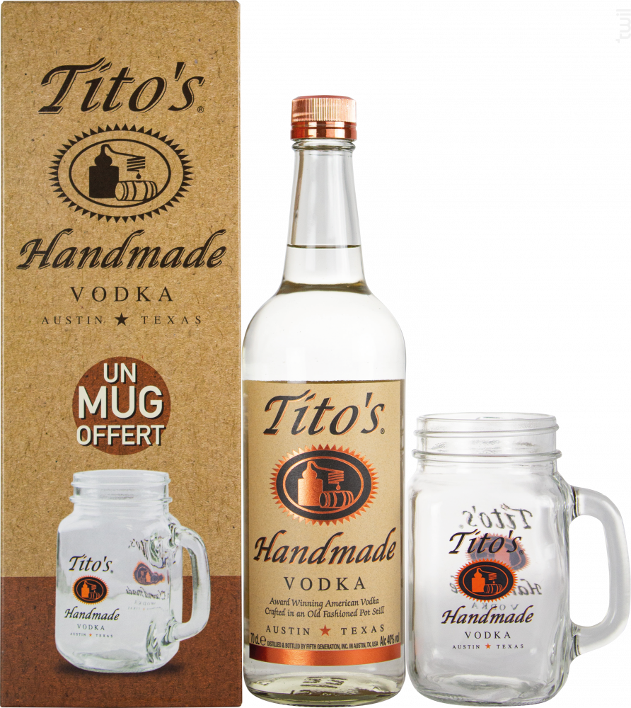 Tito's Handmade Vodka + 1 Mug Tito's