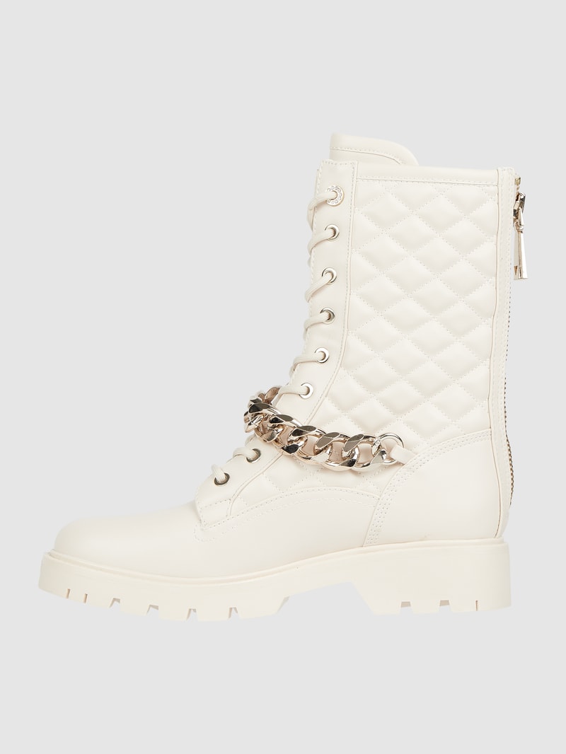 Boots mit Kettendetail Modell 'Riplei' in offwhite
