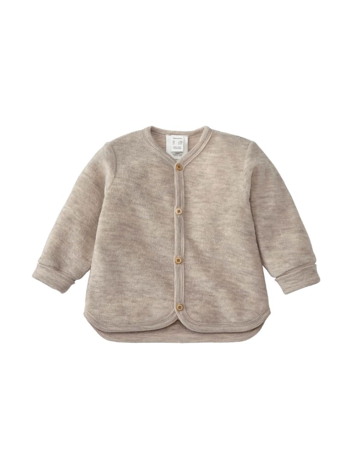 Hessnatur Wollfrottee-Jacke in düne günstig kaufen 74/80