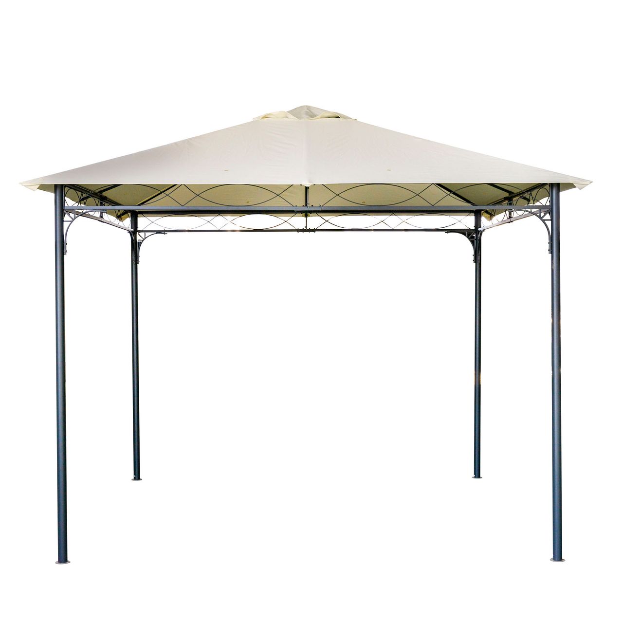 Outsunny Pavillondach, Ersatzdach für Pavillon, Pavillonabdeckung, Sonnenschutz Polyester, Beige, 3 x 3 m