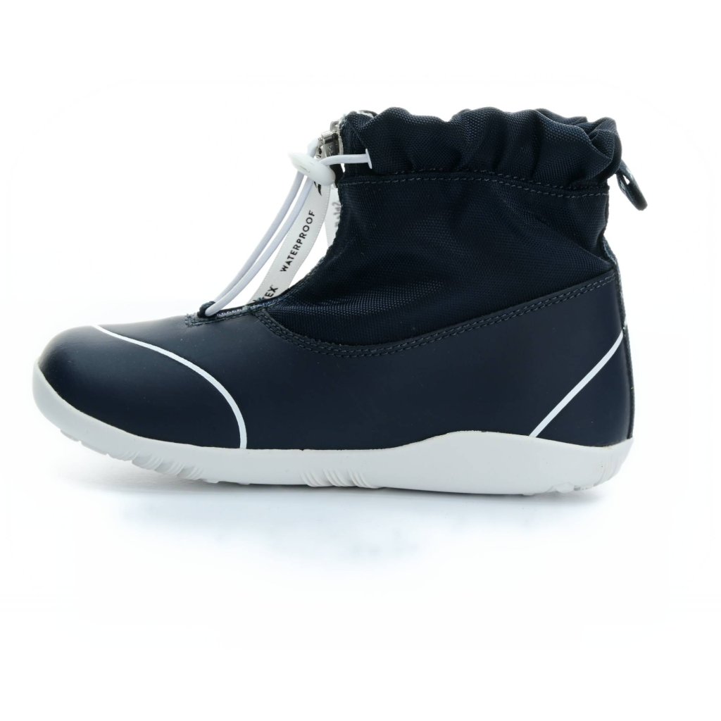 Bobux Splash Navy dunkel blaue Barfußschuhe Gummistiefel