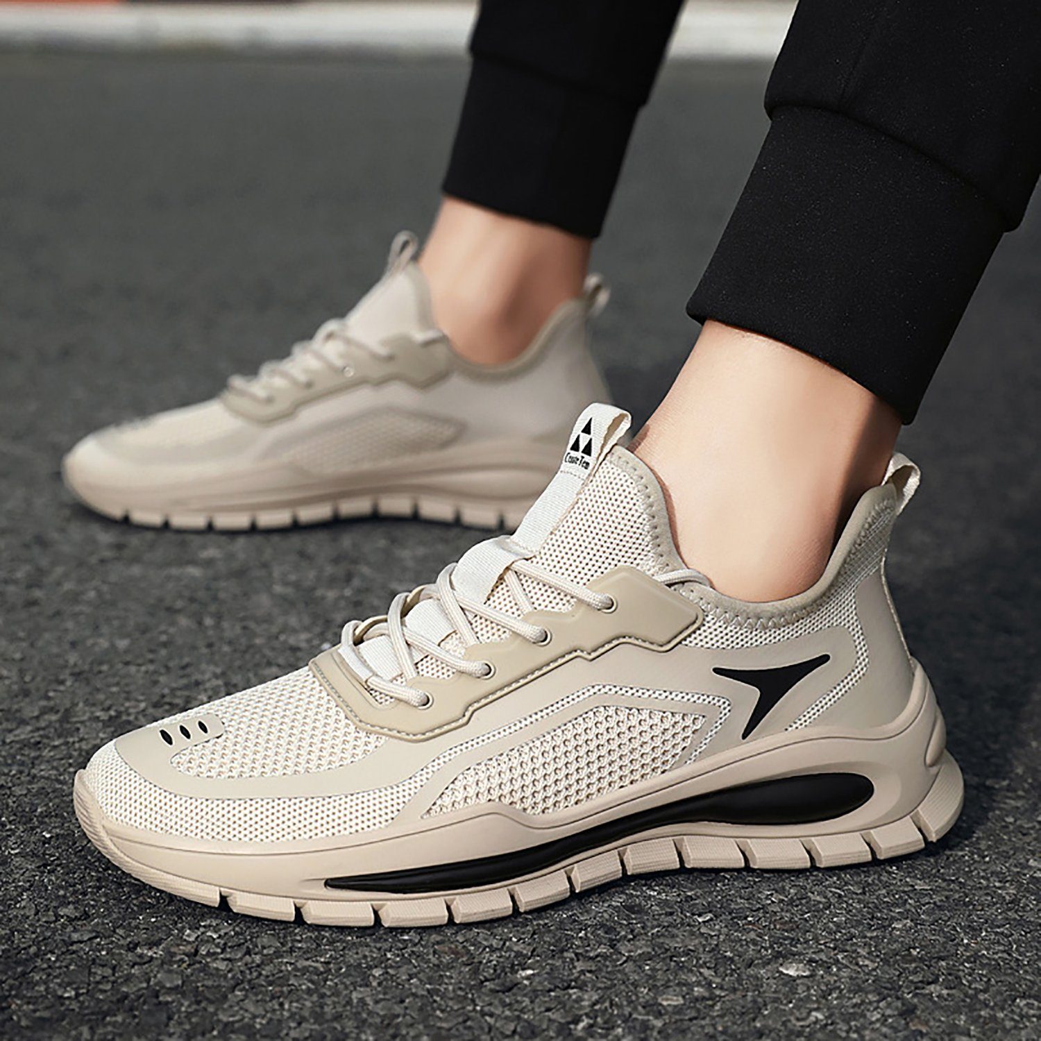 Daisred Sneaker Leicht Laufschuhe Herren Sportschuhe Kochschuhe rutschfest