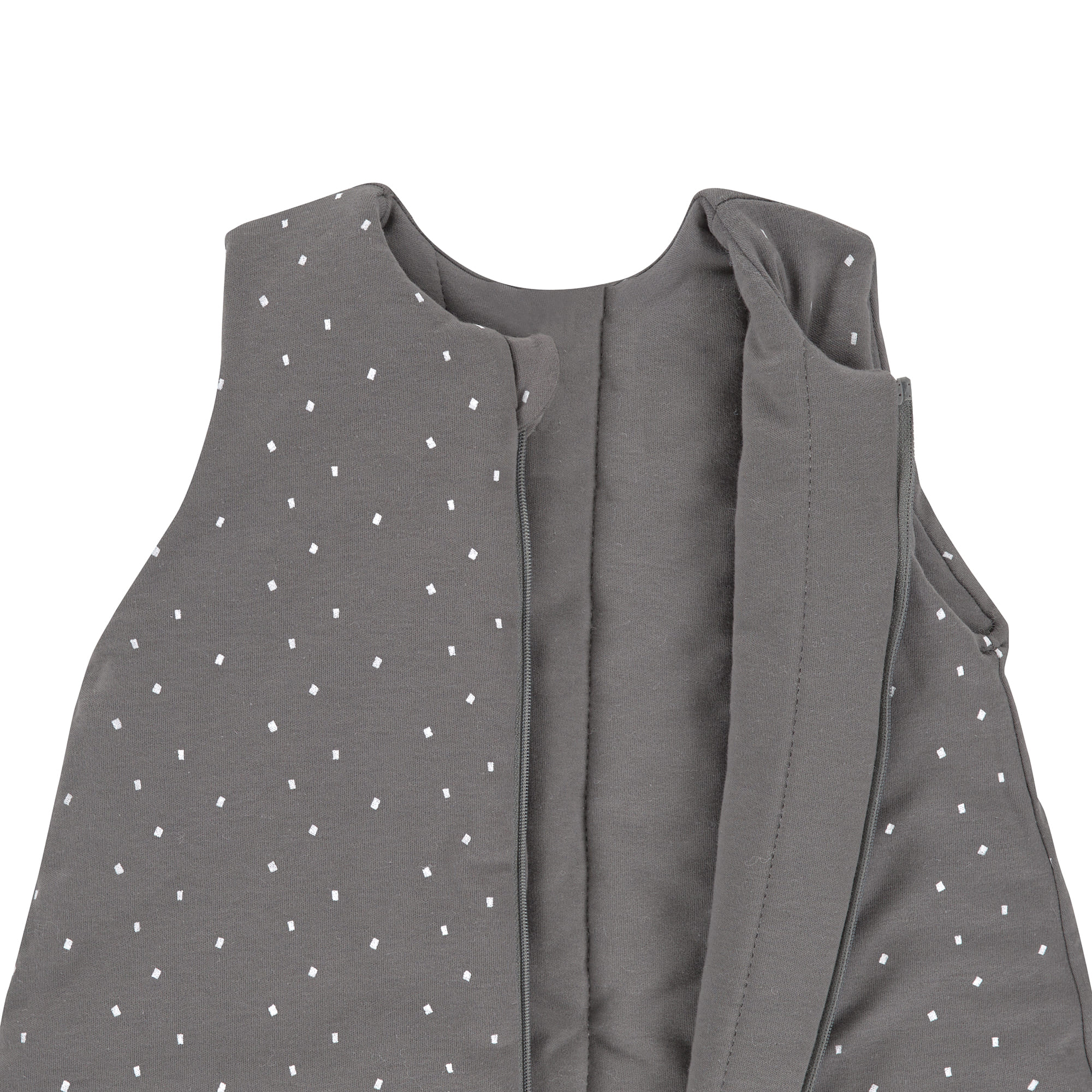 Kinder Schlafoverall 2,5 TOG, Spots, Anthrazit